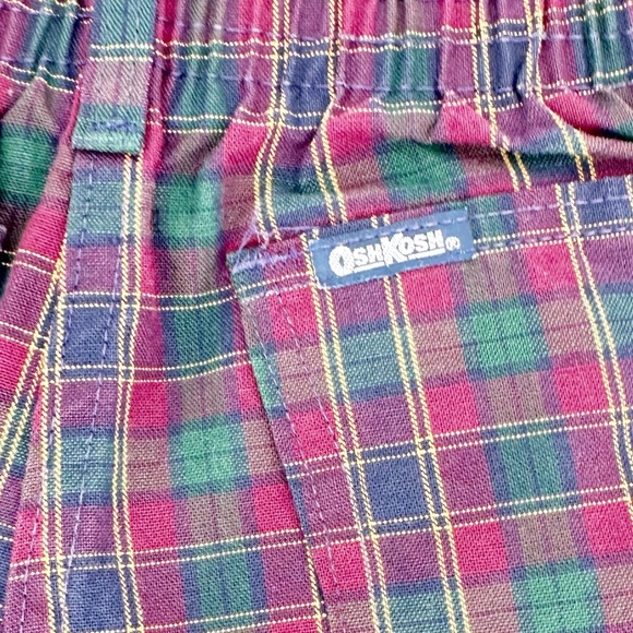 Vintage OshKosh Plaid Pants Made in USA - Picture 3 of 6